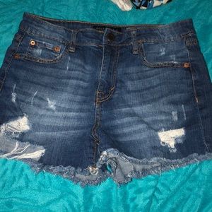 Aero High-waisted Jean Shorts